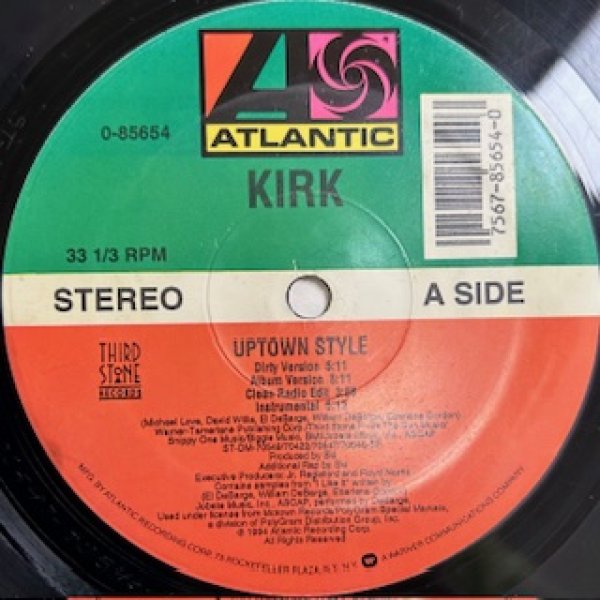 画像1: Kirk / Uptown Style cw Feel The Boom - The Recommandable 90's R&B - (1)