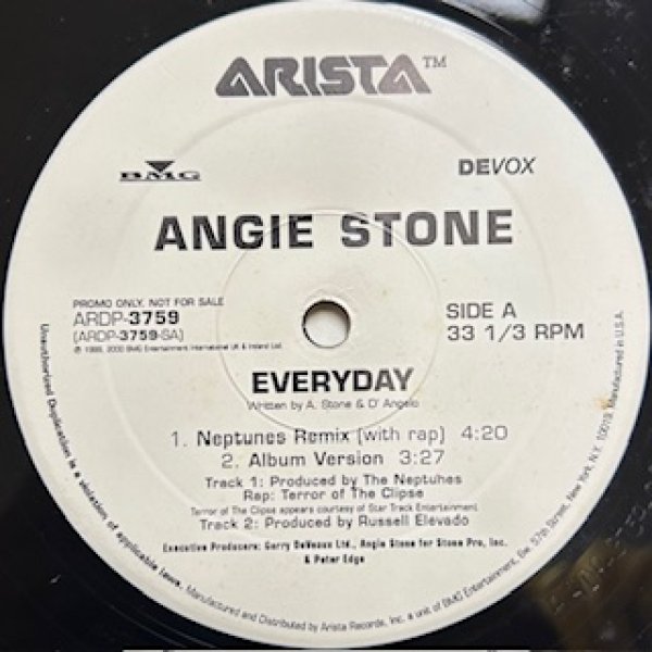 画像1: Angie Stone / Everyday  - The Recommandable 2000's R&B - US Promo Only , Neptune Remix (1)