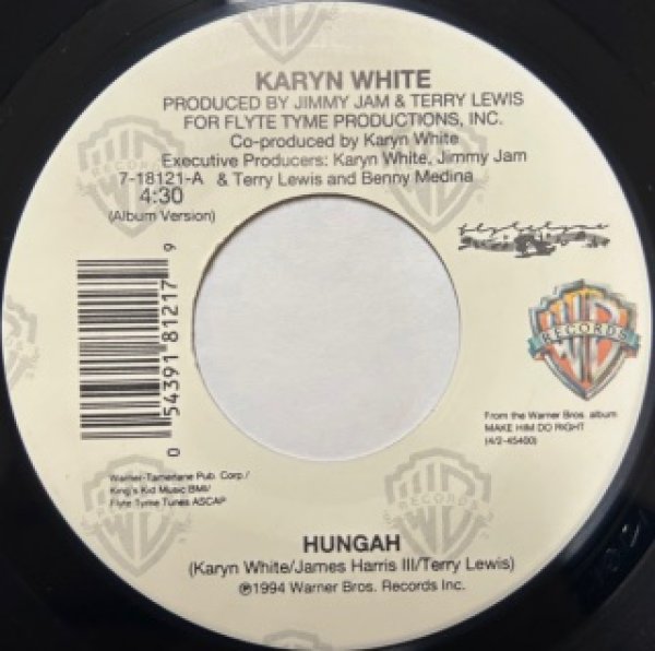 画像1: Karyn White / Hungah cw Ritual Love - The Recommandable 90's R&B 7 Inch - (1)