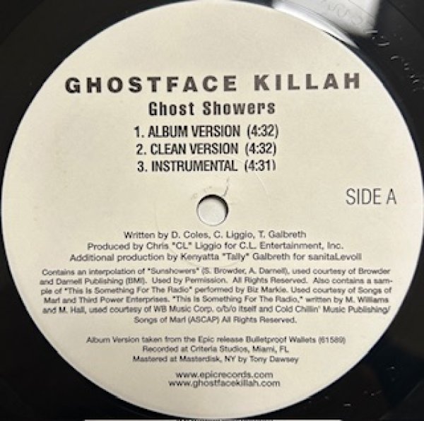 画像1: Ghost Face Killah / Ghost Showers - The Recommendable 2000's R&B HipHop - (1)
