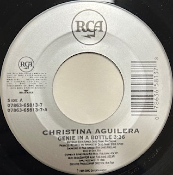 画像1: Christina Aguilera / Genie In A Bottle cw So Emotional - The Recommandable 90's R&B 7 Inch - Ground Beat!!! (1)