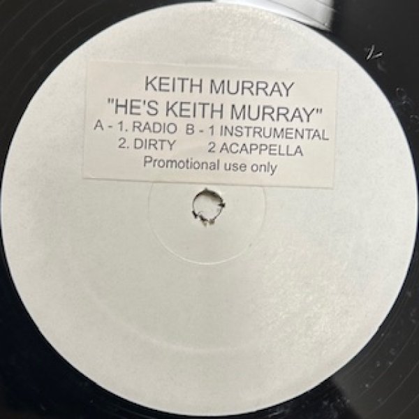 画像1: Keith Murray / He's Keith Murray - The Recommandable Rap - US Promo Only (1)