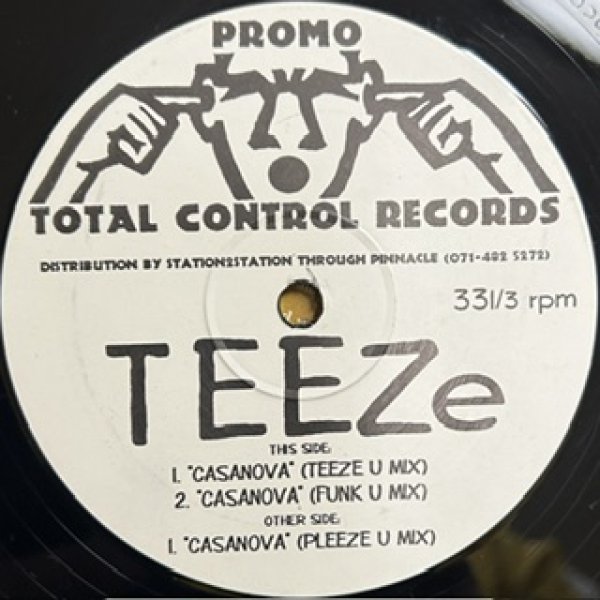 画像1: Teeze / Casanova  - The Recommandable Ground Beat Cover !!!!! - UK Promo Only (1)