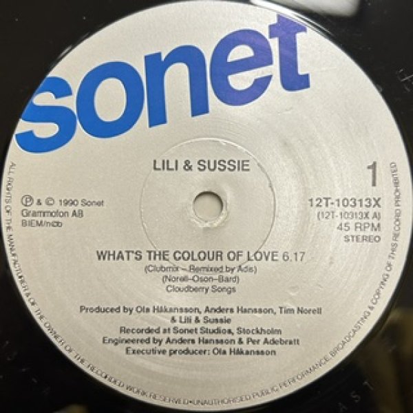 画像1: Lili And Susssie / What's The Colour Of Love  - The Recommandable ACE BEAT !!!!! - (1)