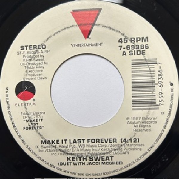 画像1: Keith Sweat / Make It Last For Ever - The Recommandable Rare 7Inch - (1)