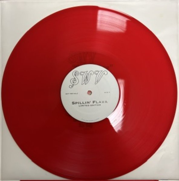 画像2: SWV / Spillin' Flava - Very Rare US Promo Only 90's R&B - Red Colour Vinyl !!!!! (2)