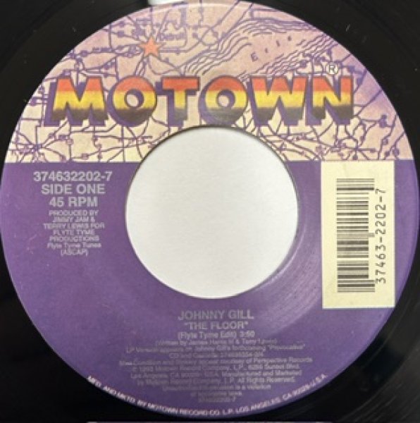 画像1: Johnny Gill / The Floor - The Recommandable 7 Inch - Classic New Jack Swing !!! Flyte Tyme Edit !!! (1)