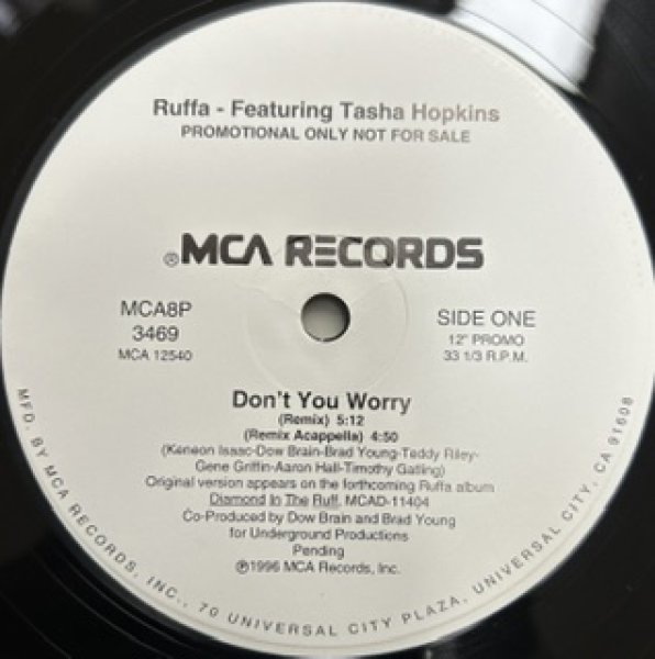 画像1: Ruffa / Don't You Worry Remix ft Tasha  - The Recommendable 90’s R&B - US Promo Only !!! (1)