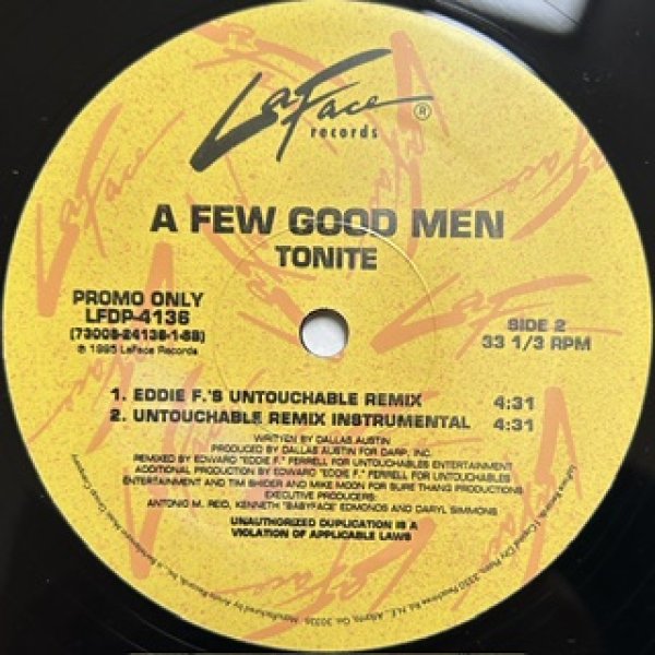 画像1: A Few Good Men / Have You Never cw Tonite Eddie F Rmx  - The Recommendable 90’s R&B - Sampling Of Same TLC Creep (1)