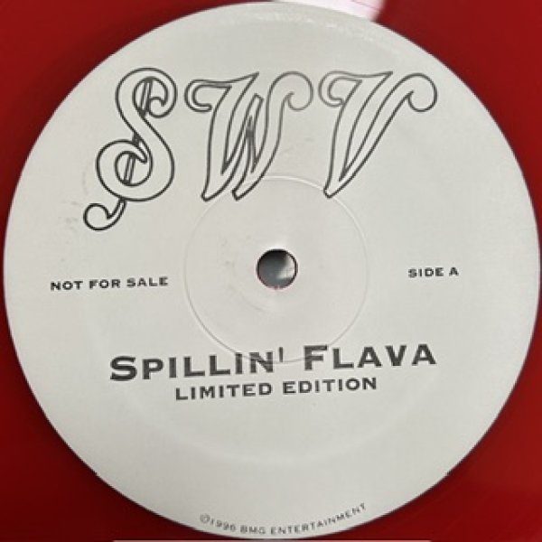 画像1: SWV / Spillin' Flava - Very Rare US Promo Only 90's R&B - Red Colour Vinyl !!!!! (1)