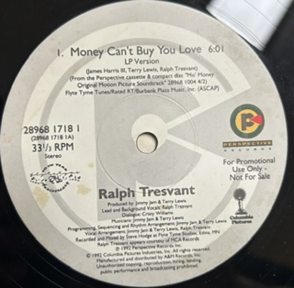 画像1: Ralph Tresvant / Money Can't Buy You Love  - The Recommandable New Jack Swing - US Promo Only !!!!!!!!!!!!!!!! (1)