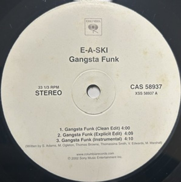画像1: E-A-Ski / Gangsta Funk - The Recommandable Gangsta Rap - Great Cover Rap!!!!! (1)