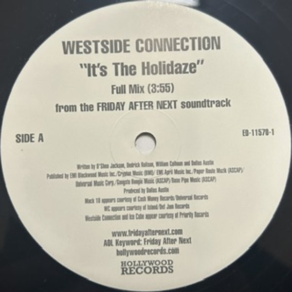 画像1: Westside connection / It's the holidaze - The Recommandable Gangsta Rap - (1)