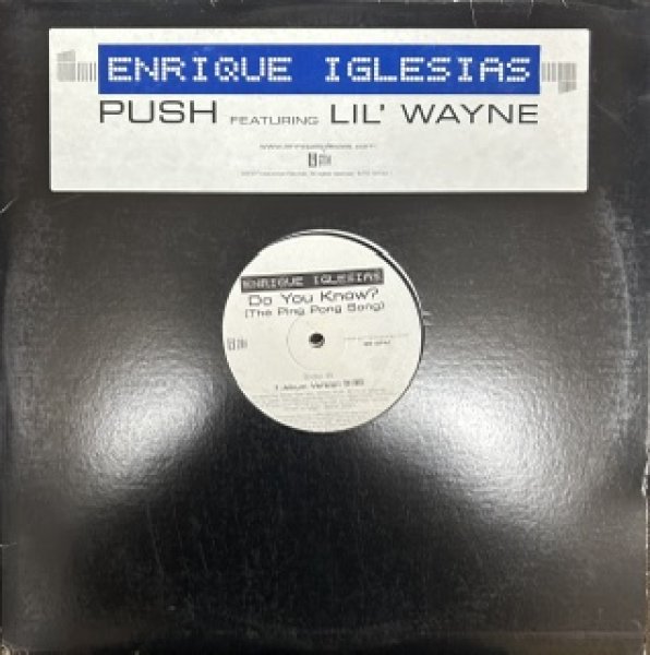 画像1: Enrique Iglesias / Push Ft Lil Wayne cw Do You Know  - The Recommandable 2000's R&B -  (1)