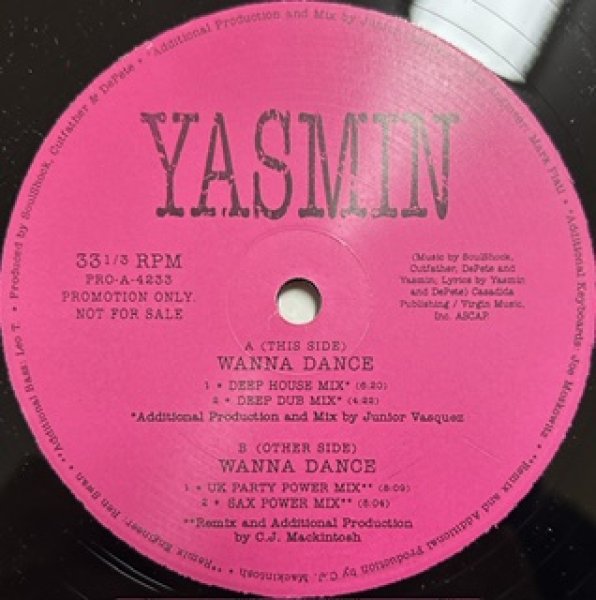 画像1: Yasmin / Wanna Dance - The Recommandable 90's R&B -  (1)