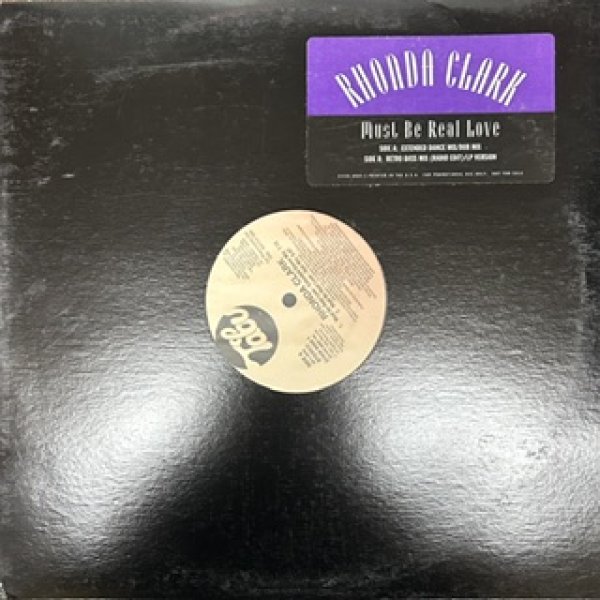 画像1: Rhonda Clark / Must Be Real Love - The Recommendable US Promo Only Rare New Jack Swing -  (1)