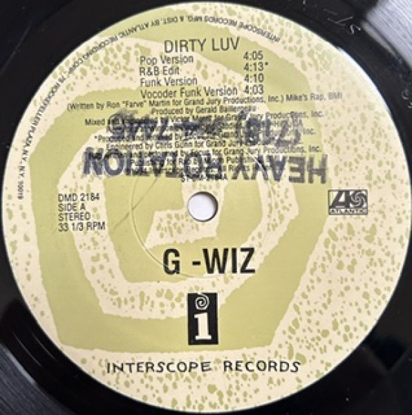 画像1: G - Wiz / Dirty Luv - US Promo Only - (1)