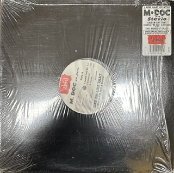 画像1: M Doc with Stevio / Like Em Like That cw This World Is Crazy - The Recommandable 90's Rap - (1)