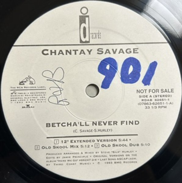 画像1: Chantay Savage / Betcha'll Never Find - The Classic 90's R&B - (1)