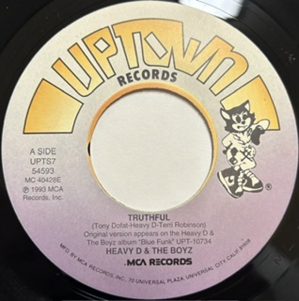 画像1: Heavy D & The Boyz / Truthful cw Blue Funk  - The Recommandable 7 Inch - New Jack Swing (1)
