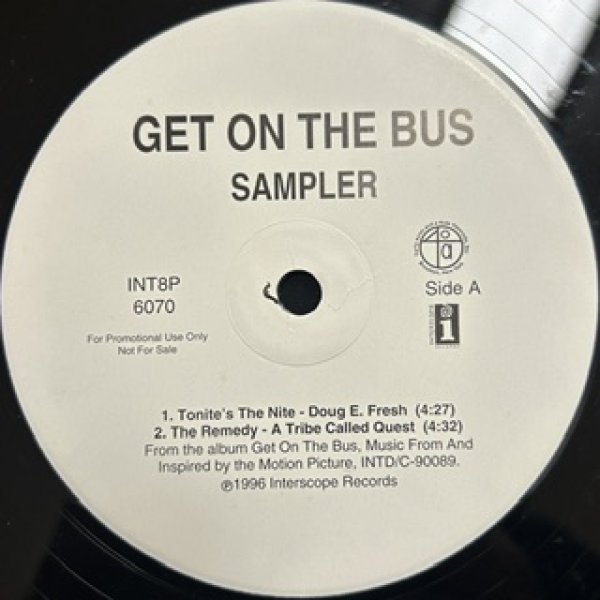 画像1: O.S.T. Get On The Bus / Doug E Fresh Tonite's The Nite , A Tribe Called Quest The Remedy , Guru Destiny Is Calling , D'Angelo Girl You Need A Change Of Mind - - The Recommandable Rare Tracks - Promo Only !!!!! (1)