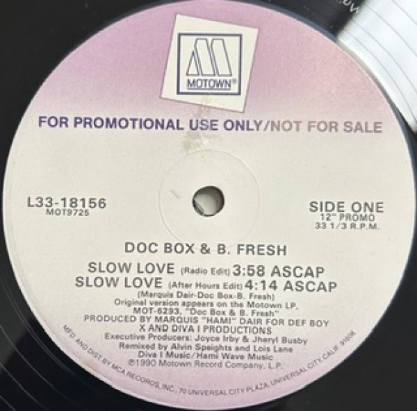 画像1: Doc Box & B Fresh / Slow Love - The Recommandable 90's R&B -  (1)