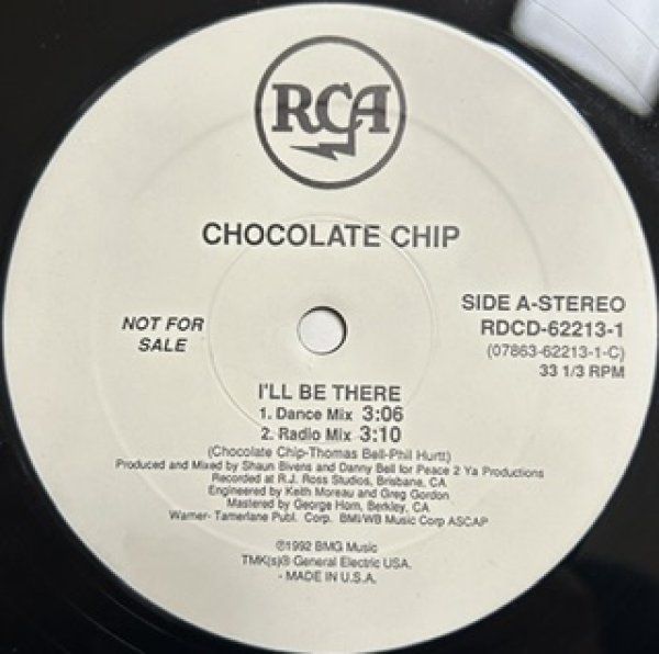 画像1: Chocolate Chip / I'll Be There  - The Recommandable 90's R&B -  (1)