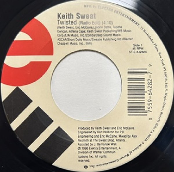 画像1: Keith Sweat / Twisted - The Classic 90's R&B 7Inch - (1)